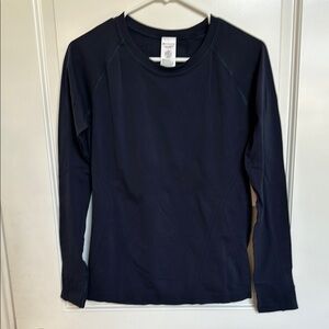 Athleta Women's Momentum Seamless Top Navy size M